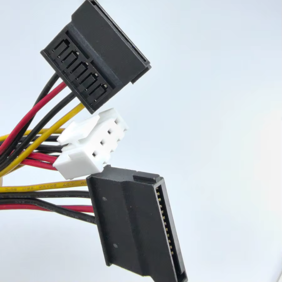 DAHUA/Hikvision Cable SATA de alimentación 20 cm 4 pines 1:2 CCTV - imagen 4