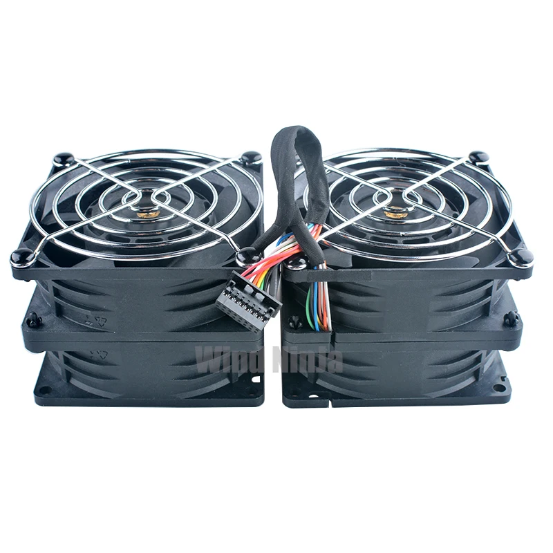 Ventilador de refrigeración de 8cm y 80mm DFPB0856B2UP018 DFPB0856B2U 023.100HN.0042 DC12V 2.30A ventiladores de gabinete de servidor 80x80x56mm para disipación de calor - imagen 2
