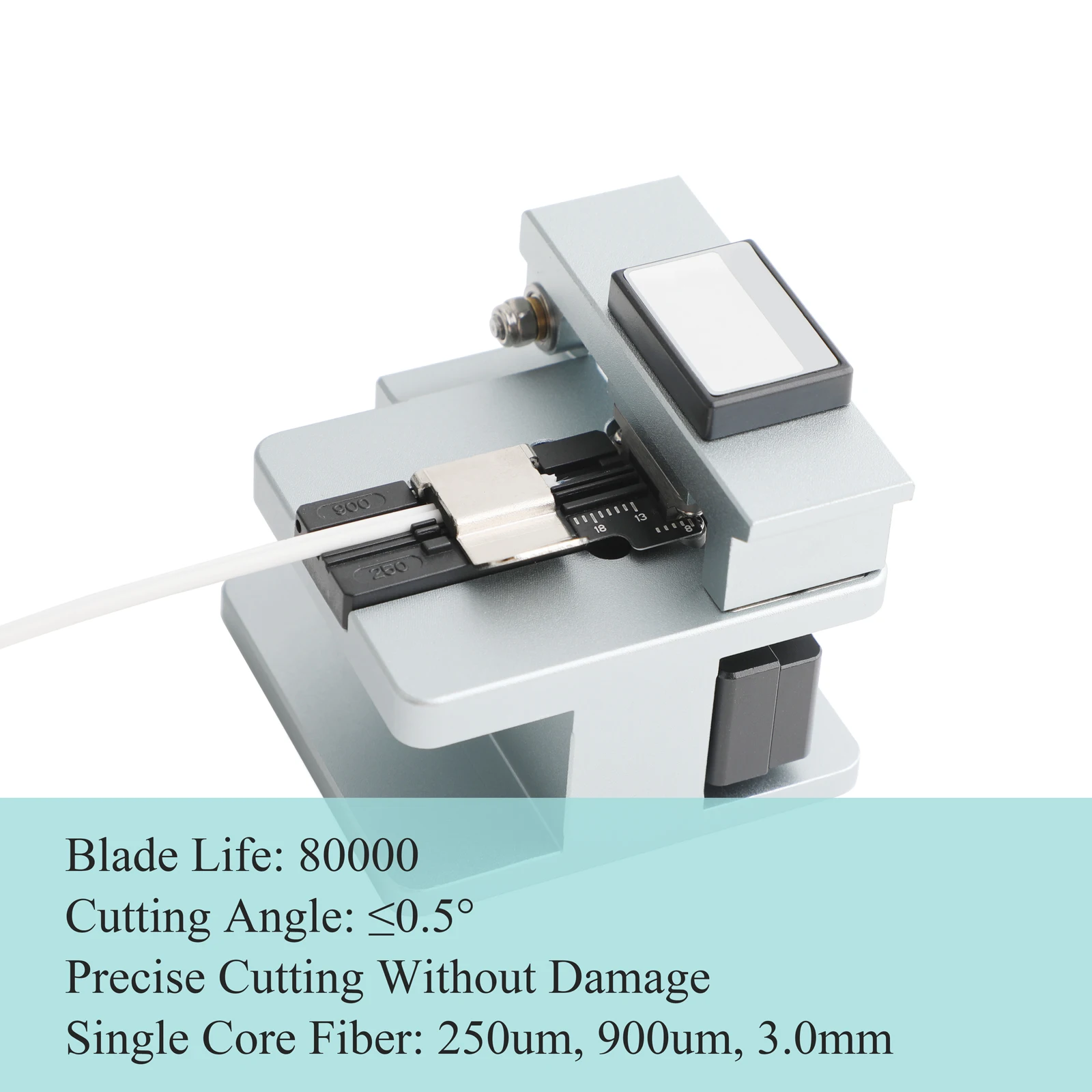 Kit de cuchilla de fibra de alta precisión, hoja de tungsteno 3 en 1 para herramienta de corte de empalme en frío y fusión en caliente de 0,25/0,9mm - imagen 3