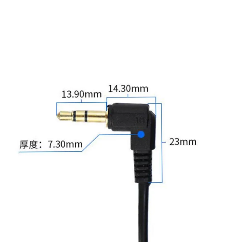 Cable de Audio de 0,5 M y 1M, Cable de extensión de línea de Audio MP4 estéreo para altavoz auxiliar de coche de 3,5mm macho a macho, PVC h2 - imagen 5