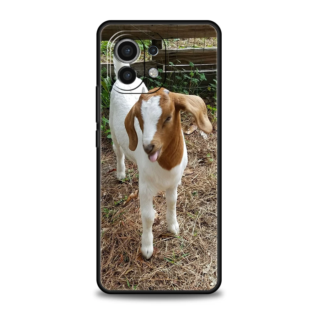 Funda de teléfono para Xiaomi 15 14 13 12 Lite 14T 13T 12T Pro Poco X7 X6 X5 X4 X3 NFC F7 Ultra F6 Pro funda suave dibujos animados lindo cabra - imagen 4