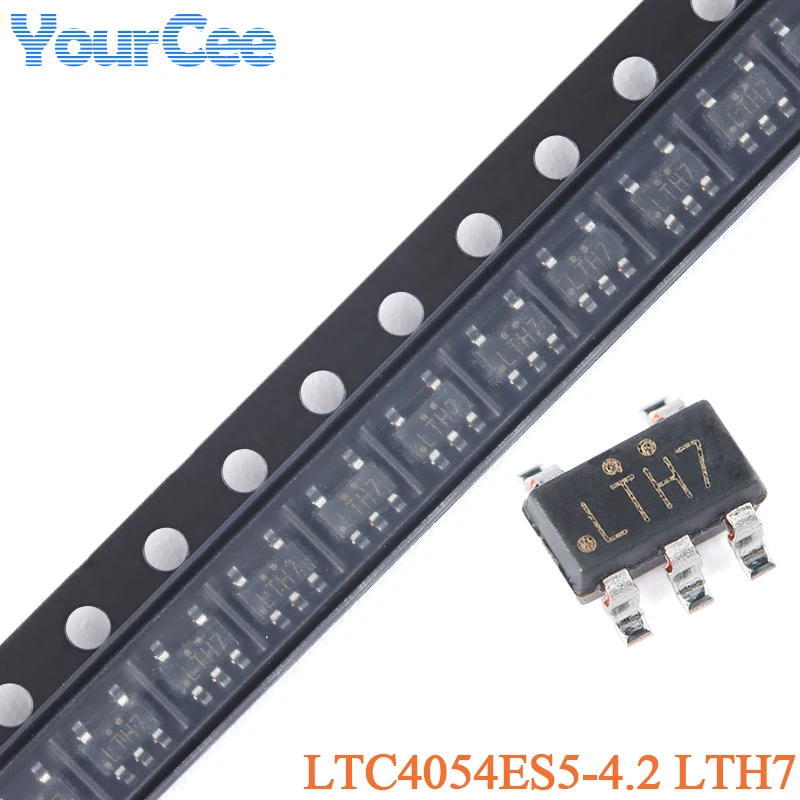 Cargador de batería de ion de litio, Chip IC SMD, LTC4054 LTH7 LTC4054ES5 TP4054 100 piezas SOT23 SOT-23-5 SOT, 4054 piezas/10 LTC4054ES5-4.2