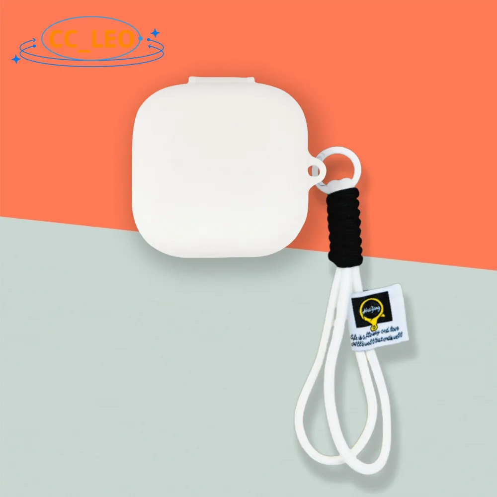 Adecuado para Beats Powerbeats Fit Case Funda blanda de silicona Compatible con Beats Powerbeats Fit Funda protectora con cordón - imagen 4