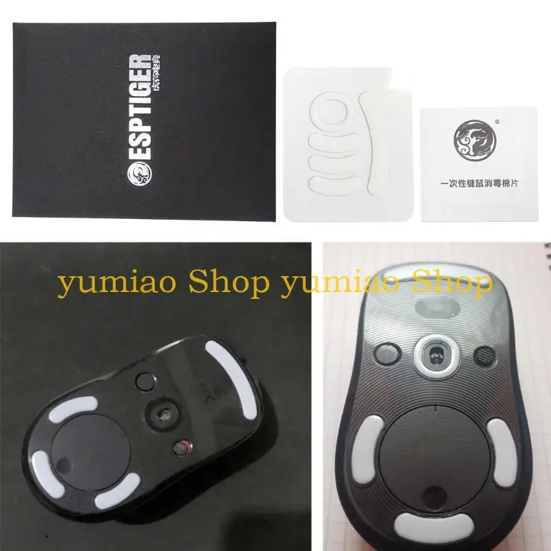 587b 1 set/paquete Gaming Mouse Pates para G para G Wireless White Glides Versión mejorada - imagen 2