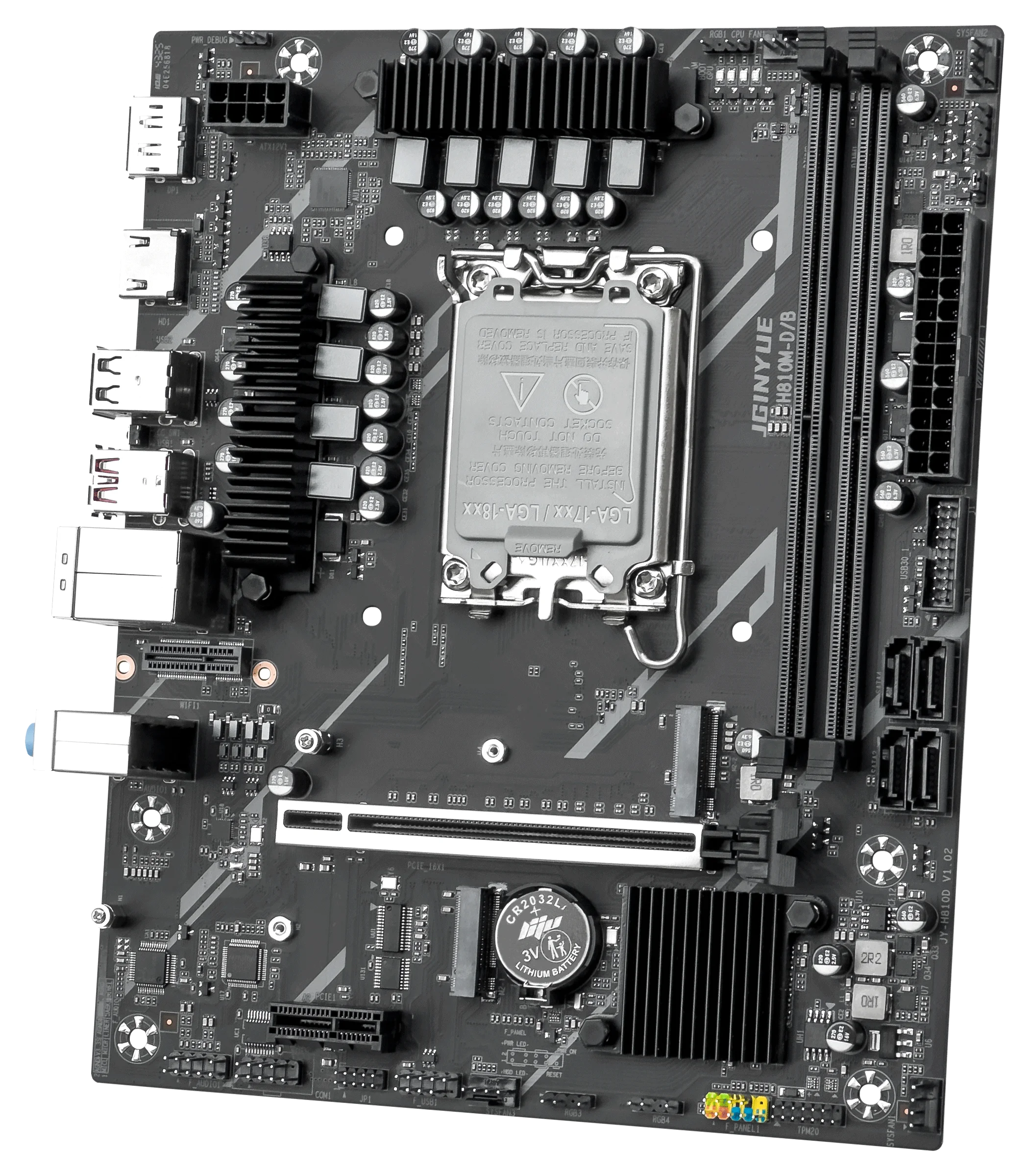 Placa base H810 Intel LGA1851 DDR5 micro-ATX para Intel ® CPU Core Ultra200 Series 225/245K/265K DDR5 RAM MAX 64GB - imagen 3