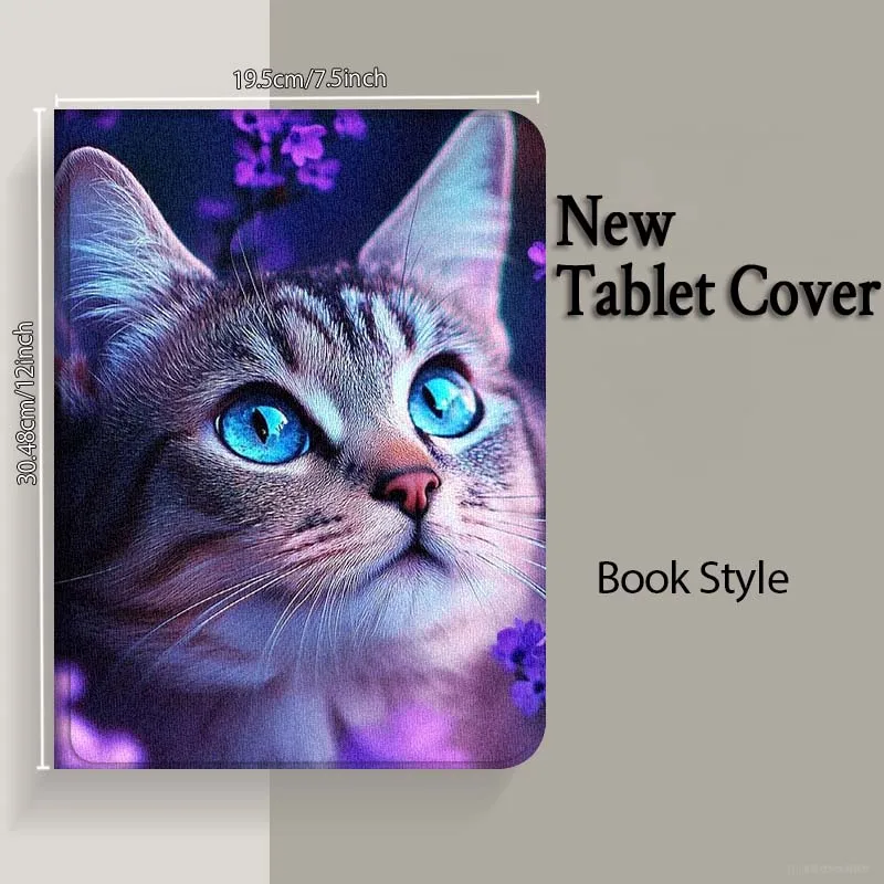 Patrón de gato fresco de dibujos animados para Huawei Honor Tab Magic Pad GT 6 X9 X8A X8 V8 V7 9 8 2 3 13,3 10 Pro pulgadas funda para tableta - imagen 5