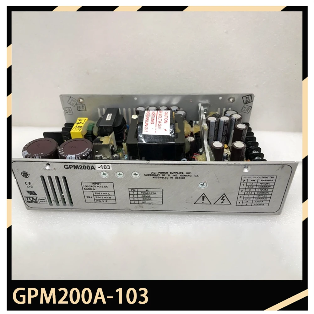 Fuente de alimentación con interruptor industrial +5V26A+12V8A-12V1.2A12V4A GPM200A-103