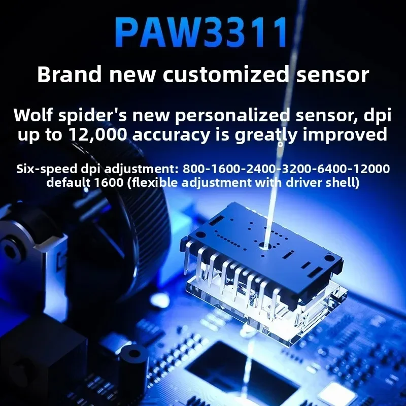 Ratón para juegos AULA SC620, modo triple, batería de larga duración PAW3311, peso ligero, ergonómico, inalámbrico, personalizado, PC, deportes electrónicos - imagen 2