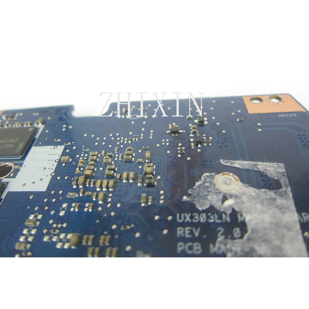 Yourui para ASUS UX303LN UX303LB UX303LA UX303L placa base para ordenador portátil i5-4200U CPU GT840M GPU UX303LN placa base prueba completa - imagen 3
