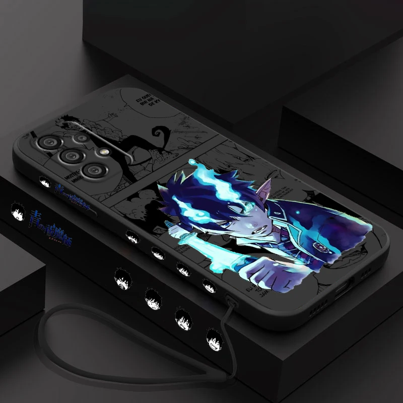Funda de teléfono de Anime Okumura Rin para Samsung, A55, A53, A33, A52, A32, A71, A51, A21S, A35, A25, 5G, cuerda líquida izquierda - imagen 2