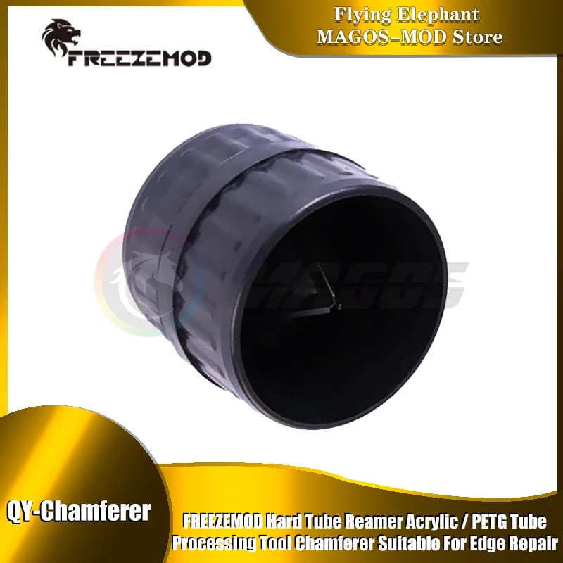 FREEZEMOD-escariador de tubo duro de refrigeración por agua, herramienta de procesamiento de tubo acrílico/PETG, chaflán adecuado para reparación de bordes - imagen 2