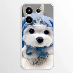 Xiaomi Redmi Note 13 Pro Plus Funda TPU Transparente Flor Suave
