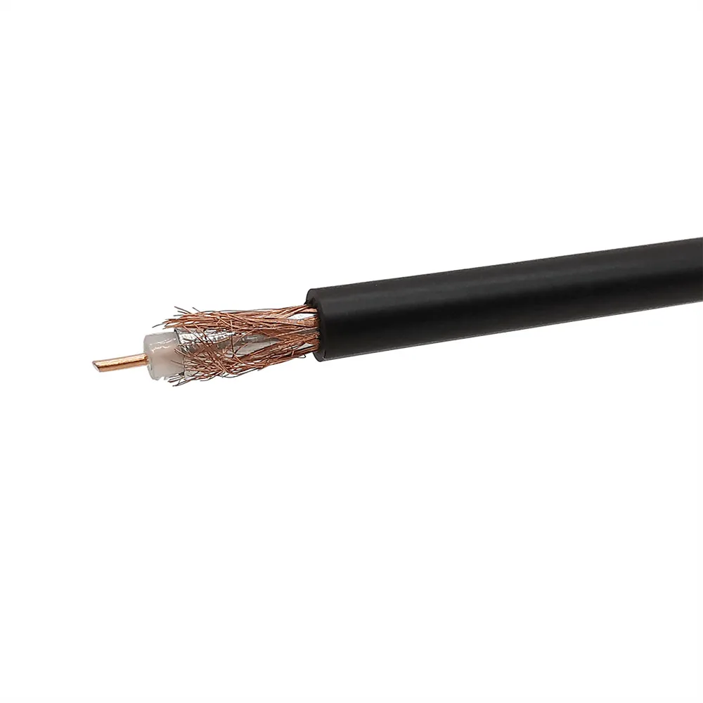 Cable de extensión RG58 antena Coaxial Flexible de baja pérdida 4G 50 Ohm RG58 Cable Coaxial RF Pigtail 5M 10M 15M 20M 25M 30M 40M 50M - imagen 4