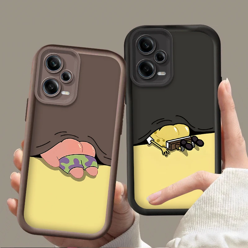 Funda S-SpongeBobs Patrick Star para Xiaomi Redmi Note 14 13 12 11 Pro Plus 5G 12S 11S 10S 10 9 Redmi 14C 13C 12C 12 4G A3 A3X - imagen 3