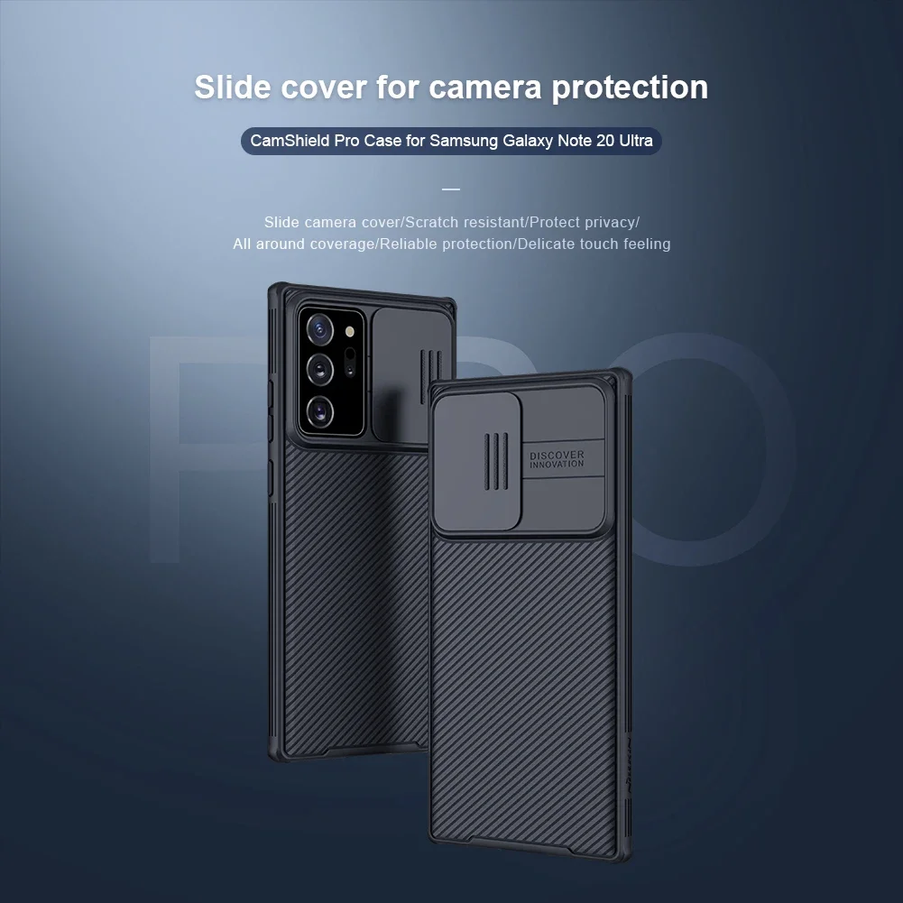 Para Samsung Galaxy Note 20 Ultra 5G lente Nillkin funda CamShield protección completa de cámara 360 TPU marco contraportada - imagen 2