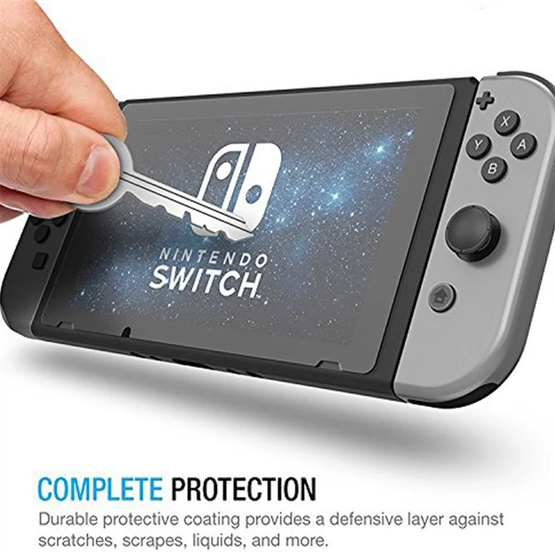 Protector de pantalla de vidrio templado Compatible con Nintendo Switch 9H HD película de vidrio transparente para Nintendo Switch - imagen 5