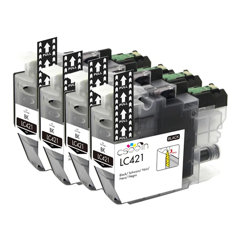 Cartucho de tinta de alta capacidad LC 421XL 421XL para impresora Brother LC421 Compatible DCP-J1050DW J1140DW J1010DW MFC-J1010DW - imagen 5