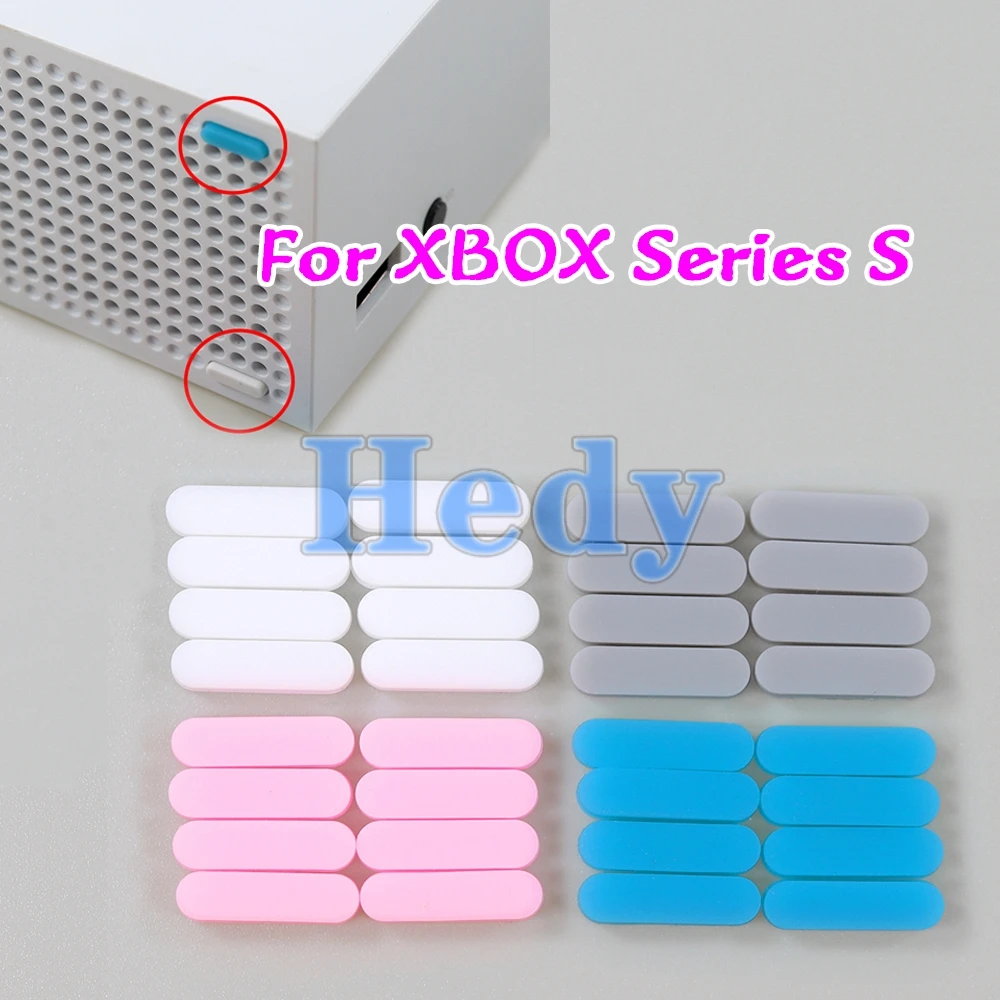 100 juegos para XBOX Series XSS pies de goma cubierta de pie a prueba de golpes para consolas XBOXSeries S X pieza de reparación de repuesto - imagen 3