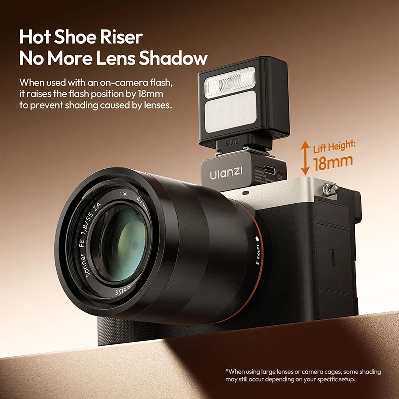 Ulanzi LA10 Mini disparador de Flash con soporte de zapata 8m inalámbrico para cámaras digitales luces Flash transmisión en vivo al aire libre Vlog Shots - imagen 4