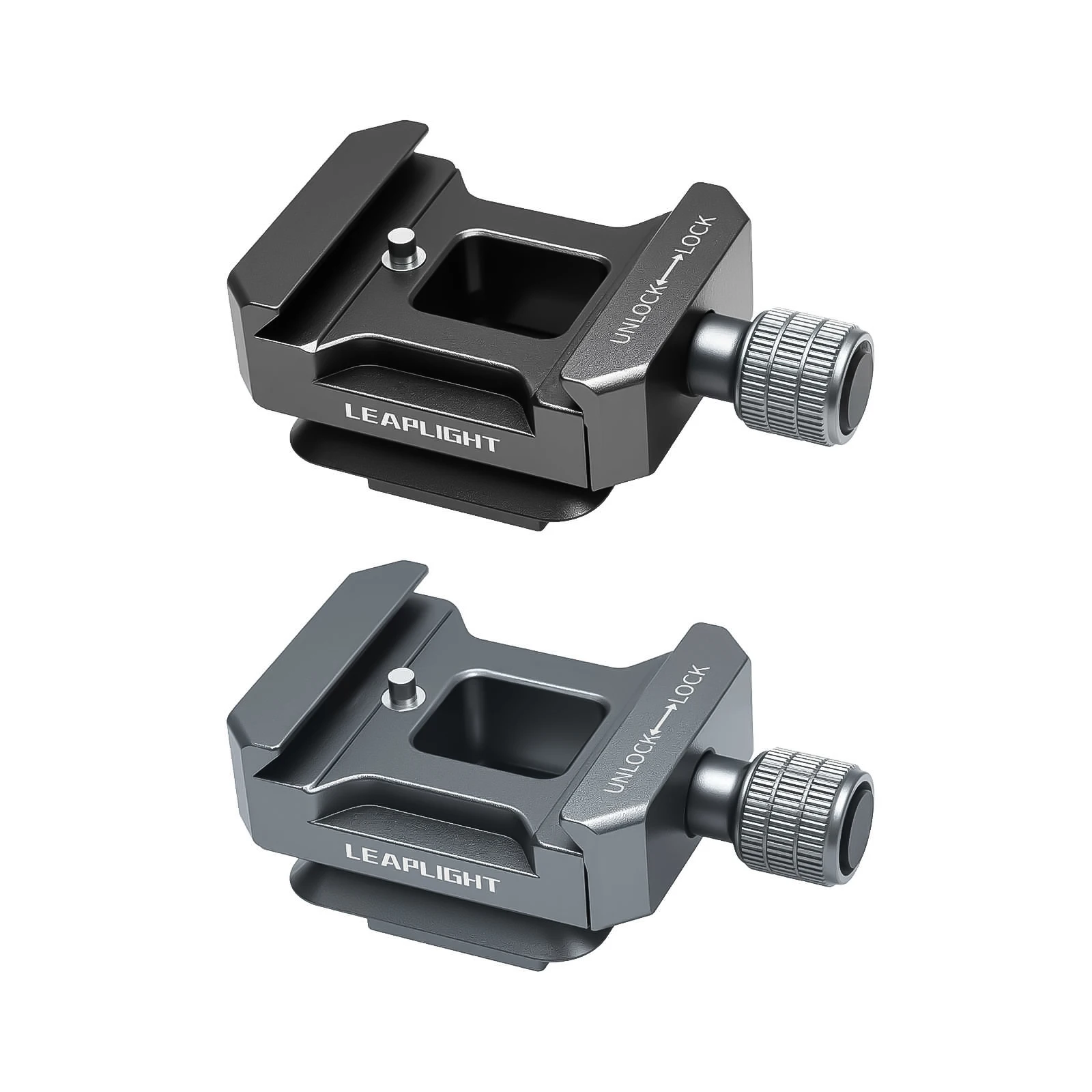 LEAPLIGHT-abrazadera de placa de liberación rápida, adaptador Arca Swiss, soporte de cámara para DSLR, jaula, trípode, deslizador, cardán, monopié con cabezal esférico