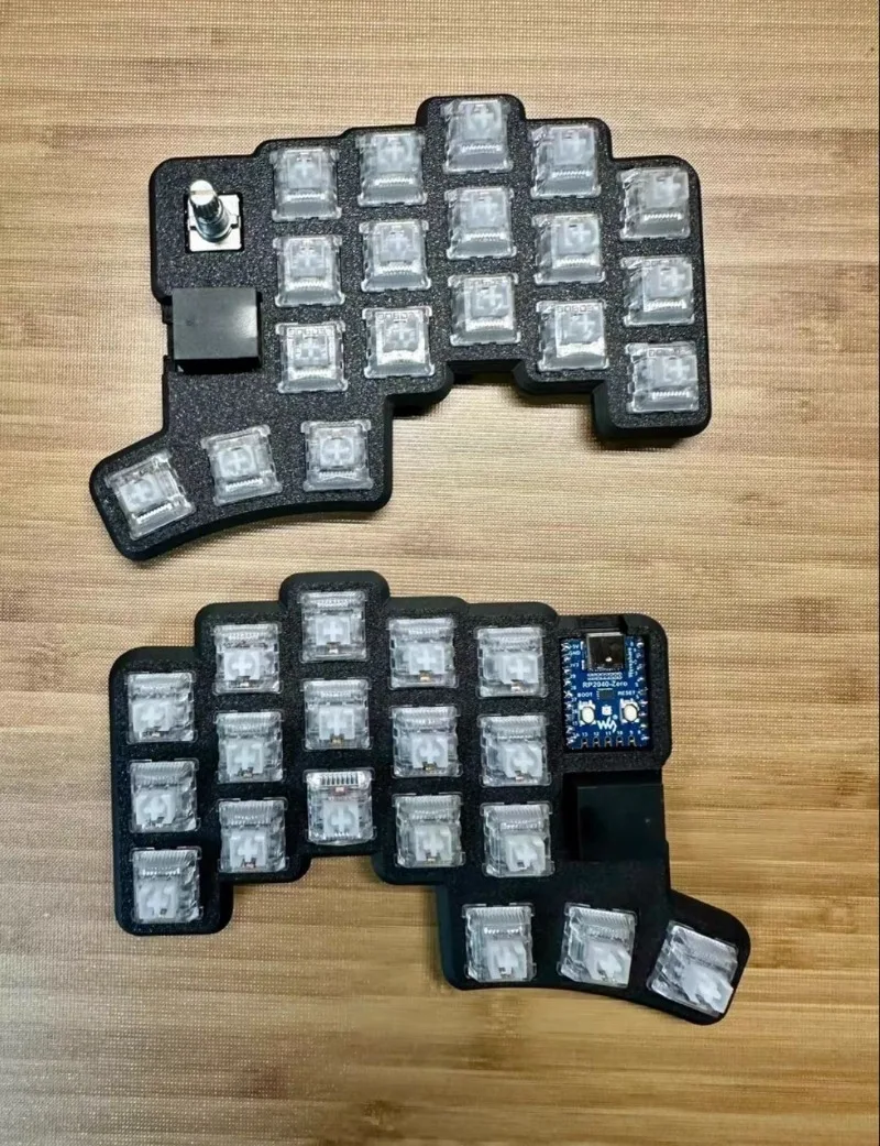 Corne-Kit de teclado dividido Cheapino, 36 teclas, compatible con Vial/Qmk, cableado, modo único, intercambio en caliente, ergonómico, Kit de teclado mecánico para juegos - imagen 3