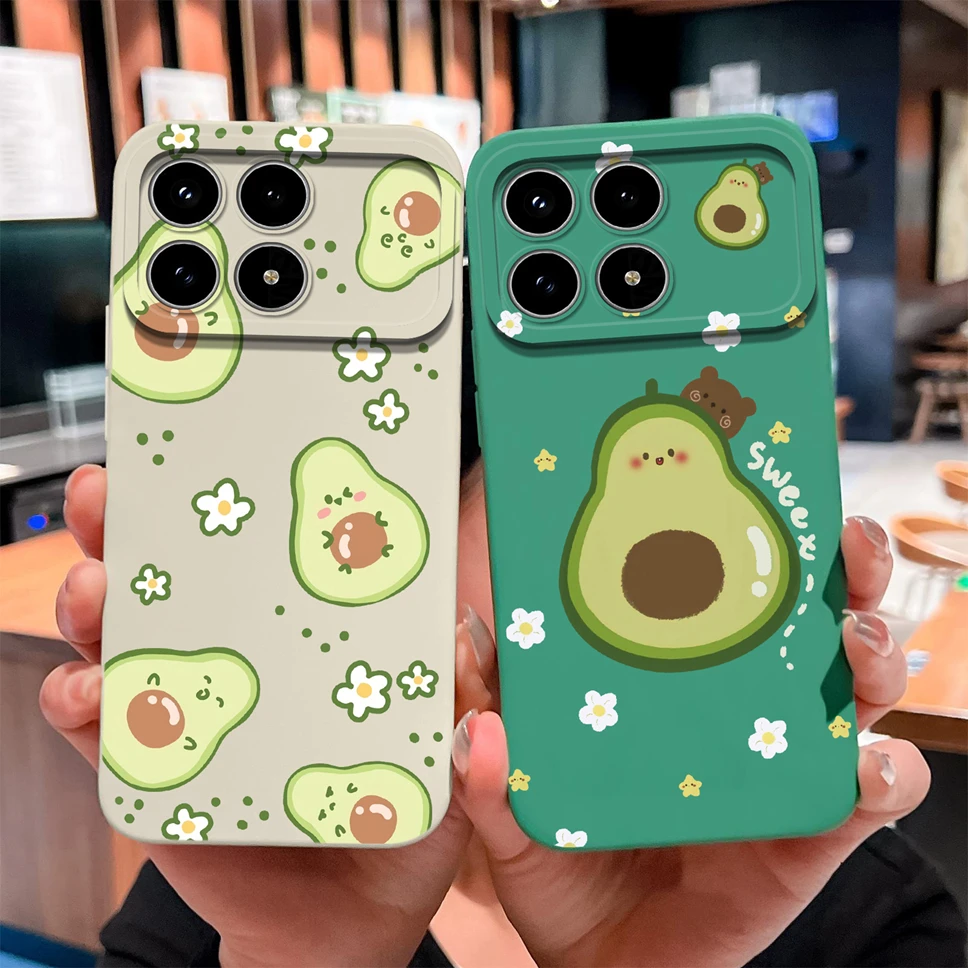 Para Xiaomi Redmi K90 Pro Max funda lindo gato suave silicona líquida carcasa de teléfono ligera para Redmi K 90 capa protectora antideslizante - imagen 2