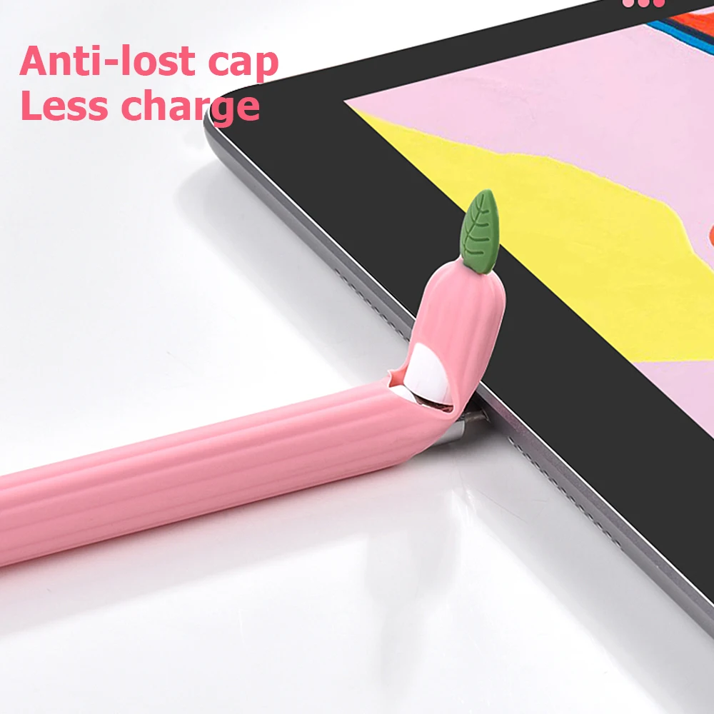 Funda de silicona con frutas bonitas para Apple Pencil 1, funda protectora para bolígrafo, funda para bolígrafo para IPad Pencil 1.a y 2.a generación - imagen 3
