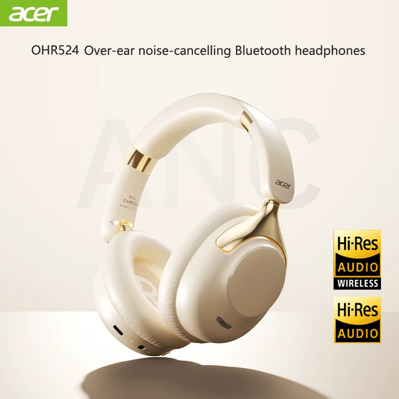 Auriculares inalámbricos Acer OHR524 ANC con micrófono HD 360 °   Reducción de ruido de los auriculares Bluetooth de los deportes del jugador de las auriculares del sonido envolvente - imagen 5