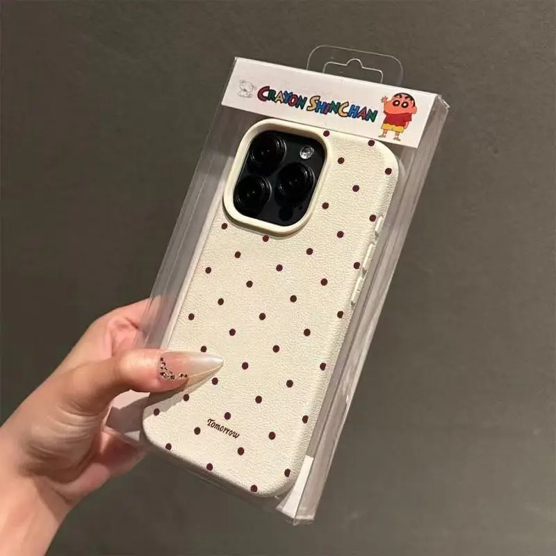 Funda pequeña de lunares frescos para OPPO A6 PRO 5G A5 Reno 14 13 12 11 Pro A5 A3 F29PRO A5X 13F 12F 11F cubierta con patrón de lichi - imagen 5
