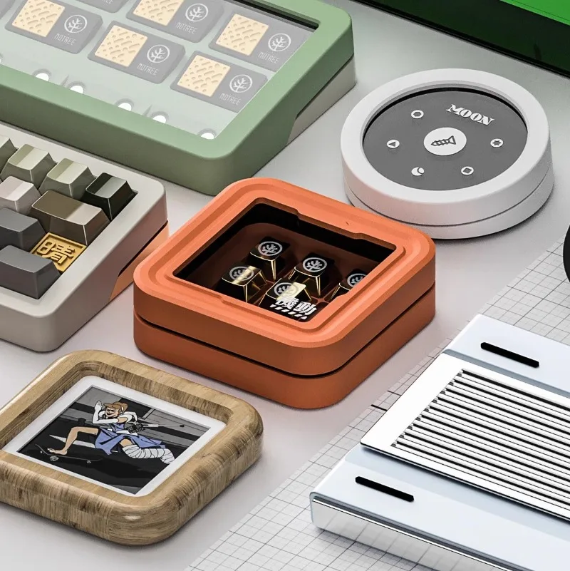 Organizador de teclas V2 motorizado único, columna magnética de silicona, nueve rejillas, impresión 3D, estuche de almacenamiento para teclado mecánico personalizado - imagen 2