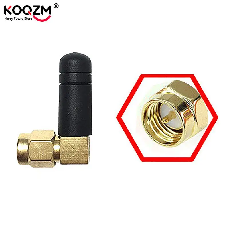 Miniantena de goma de 3dBi, 2,4 ghz, WIFI, SMA, enrutador macho, Bluetooth, módulo inalámbrico, 2,4g, Antena aérea externa, conector SMA