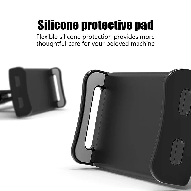 Universal 4-11 pulgadas telescópico almohada trasera de coche soporte para teléfono tableta soporte de coche asiento reposacabezas trasero soporte de montaje para tableta Etc. - imagen 4