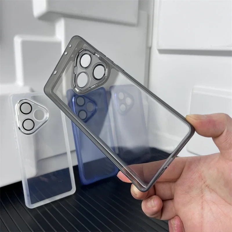 Funda de teléfono Original para OPPO Realme GT 6T GT6T 5G, película protectora de lente transparente de silicona suave, carcasa trasera de alta calidad - imagen 4