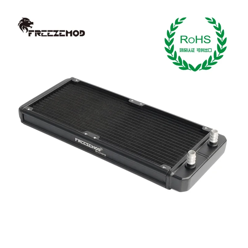 Radiador de refrigeración por agua de aluminio FREEZEMOD 120/240/360mm para entrada/salida de ordenador sistema de certificación ROHS disipador de calor SR-L120F10 - imagen 3