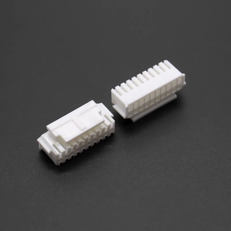 20 piezas PHB2.0mm enchufe de carcasa de plástico doble fila 2X2P/3P/4P/5P/6P/7P/8/9/10/15 Pin 2,0mm hebilla carcasa de plástico conector de paso de 2,0mm - imagen 3