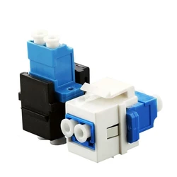 Conector LC Fibra Óptica Keystone F/F para Placas de Pared