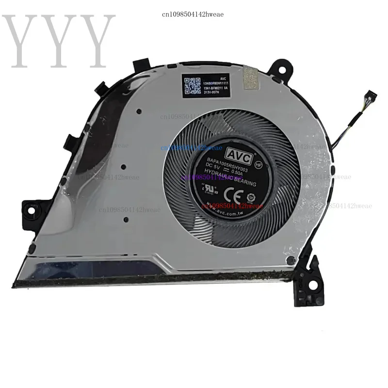 Nuevo ventilador de refrigeración de CPU para ZenBook Q407I Q407QI UX434I UX434IQ BAPA1005R5HY003 DC5V 0.50A