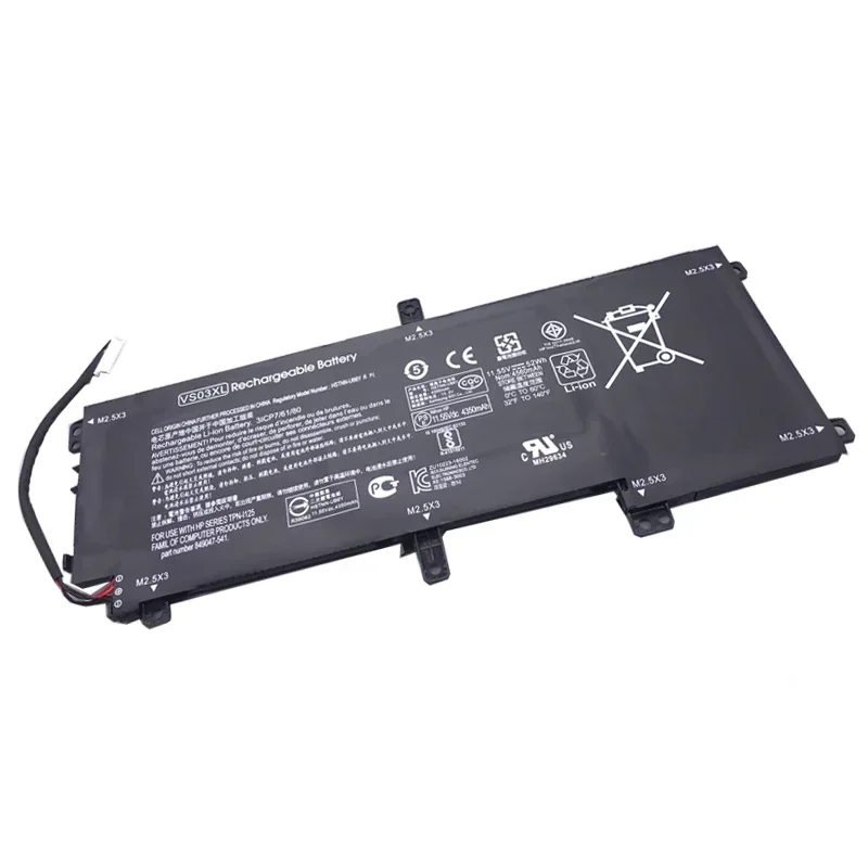 Venta al por mayor nueva batería genuina para ordenador portátil VS03XL para HP ENVY 15-AS108TU 15-AS109TU 15-AS110TU 15-AS119TU AS014WM TPN-I125 HSTNN-UB6Y - imagen 3
