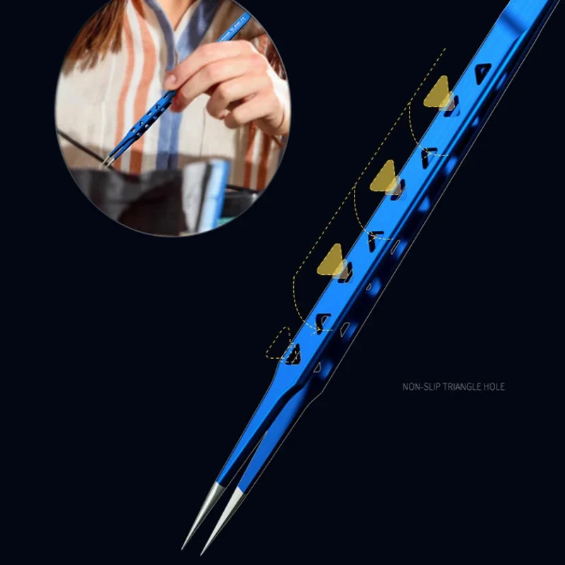 MECHANIC Aac-14-Pinzas de alambre volador superduras de 8 agujeros, adecuadas para la reparación de teléfonos móviles, Herramientas de sujeción de chips de alambre volador - imagen 5