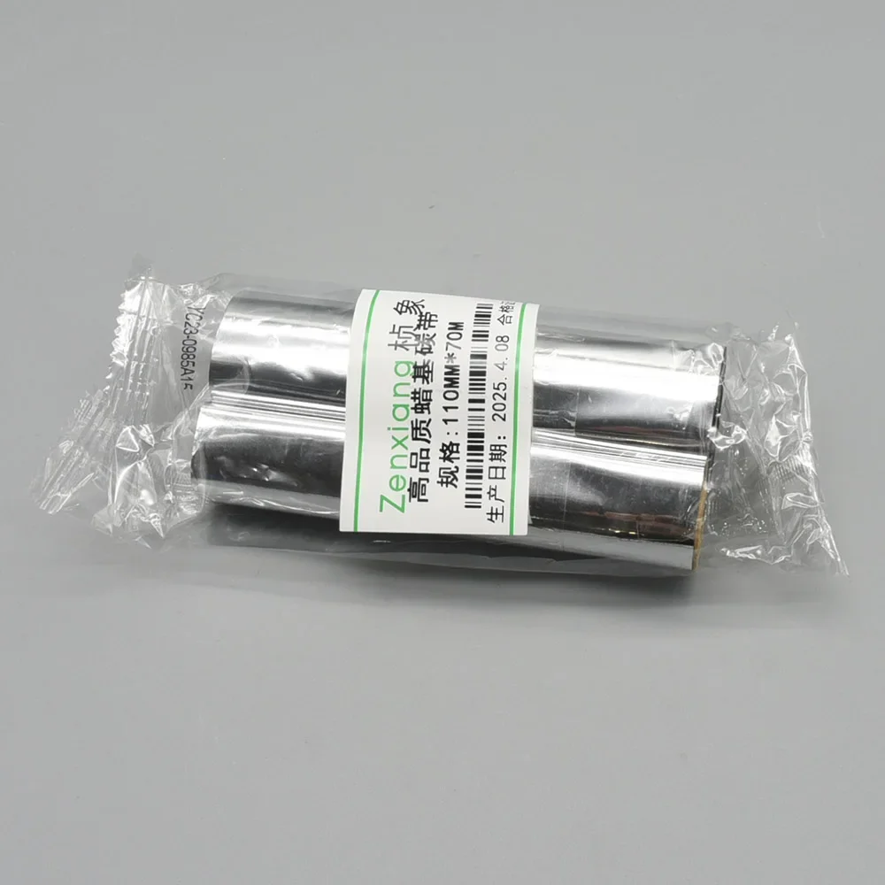 2 unidades de cera mejorada de resina de 110mm y 70m para cinta de impresora GK888t 888TT GK420t TLP2844 nueva con buena calidad - imagen 2