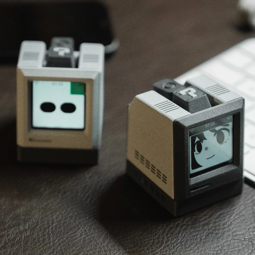 Robot de escritorio ESP32-S3MAX, Robot de Chat Retro personalizable DIY, Robot de reconocimiento de diálogo por voz, regalo de impresión 3D, asistente de voz - imagen 4