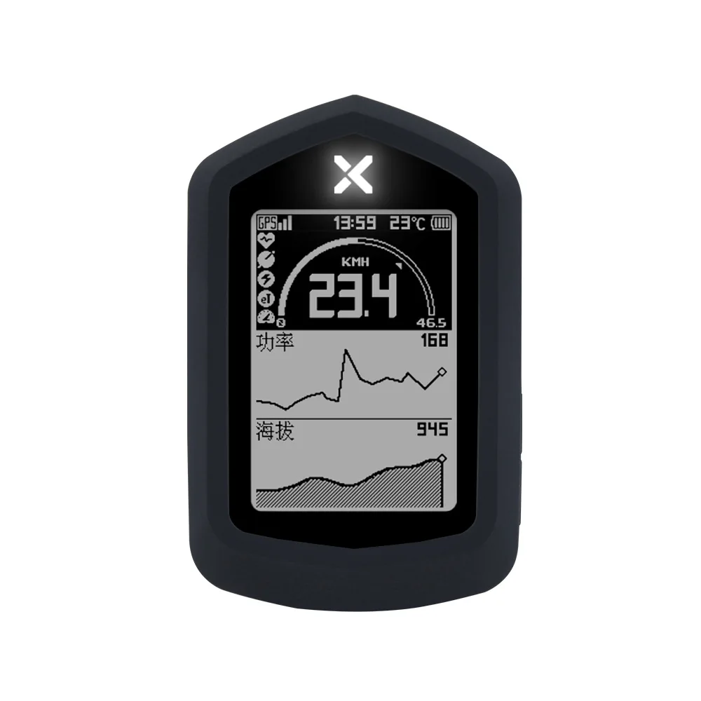 Funda protectora de silicona con borde suave, Protector de pantalla, cubierta de película para XOSS NAV, GPS, Ordenador de bicicleta, accesorios de piel para ciclismo - imagen 3