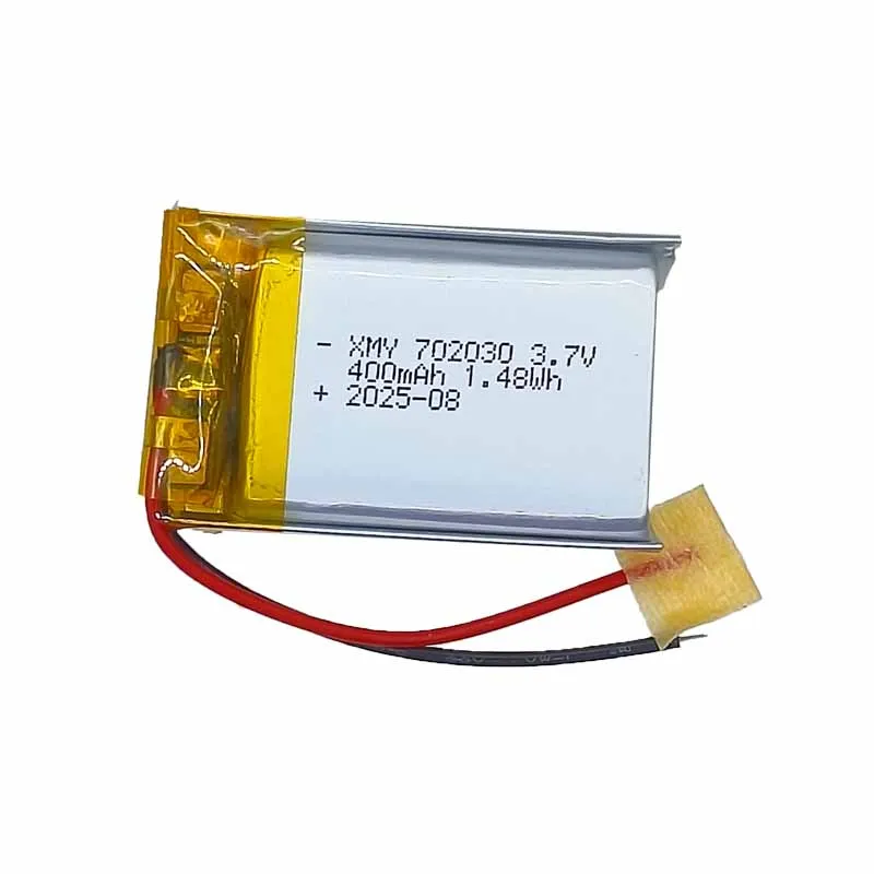 400mAh 3,7 V 702030 batería de polímero de litio para instrumentos de belleza juguetes DIY MP3 GPS PSP DVR Control remoto Drone - imagen 3