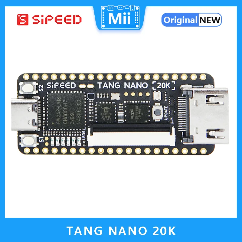 Placa de desarrollo Sipeed Tang Nano 20K FPGA, reproductor de juegos Retro RISCV Linux