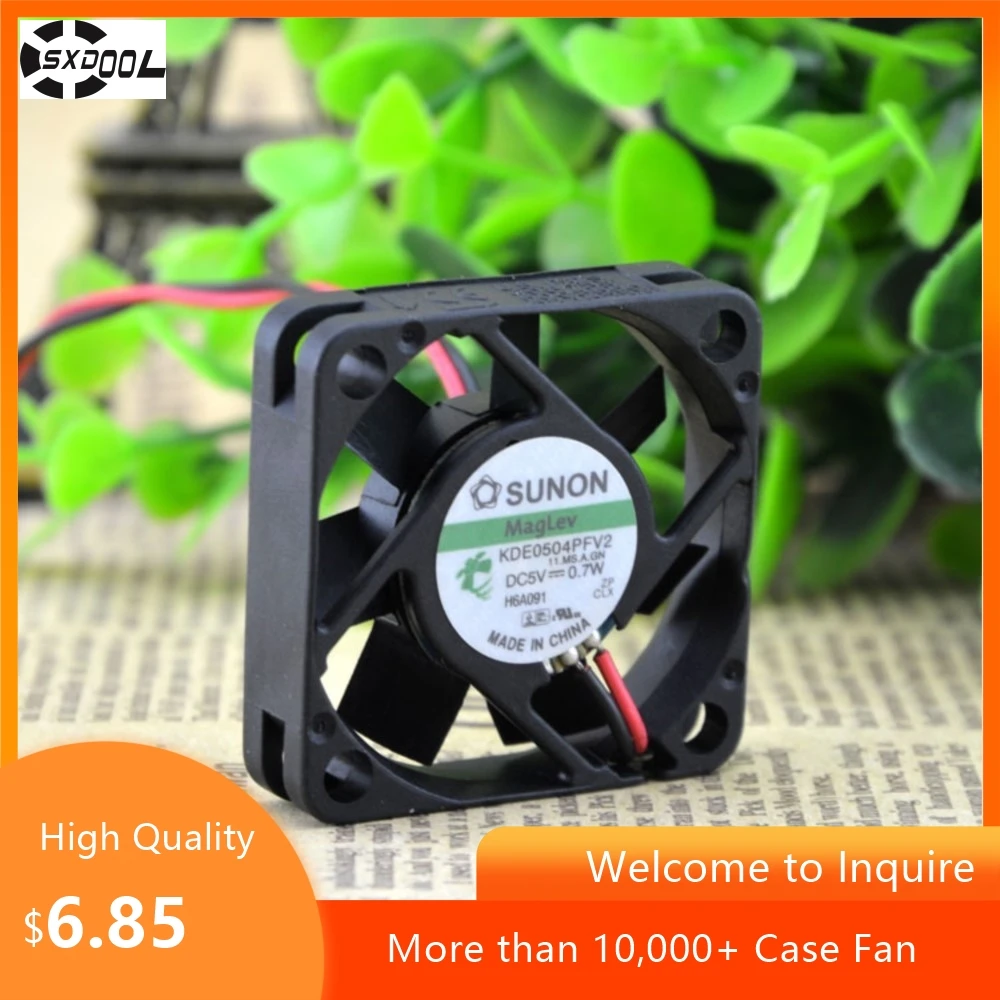 para Sunon 40 mm 5 V KDE0504PFV2 Ventilador de enfriamiento silencioso, 4 CM 4010, bajo ruido, ventilador compacto - imagen 3