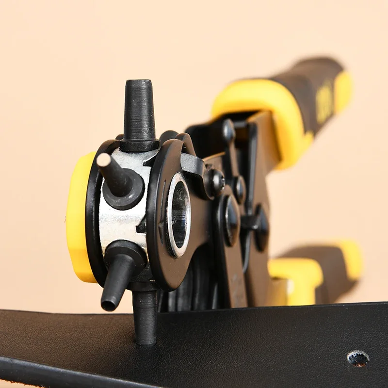 Deli-Alicates de perforación de correa, juego profesional de 9 pulgadas, máquina de coser giratoria, herramienta de bolsa, herramientas manuales - imagen 4