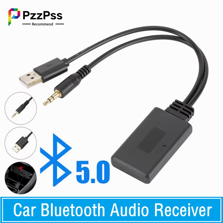 PzzPss Receptor Bluetooth 5.0 Coche – Adaptador Aux BMW