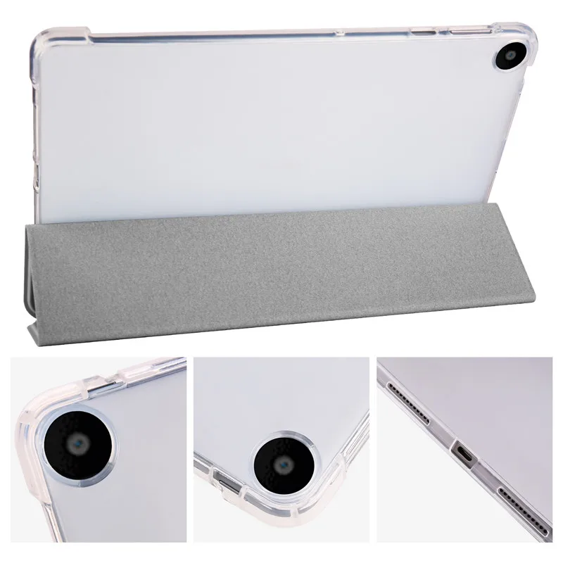 Funda de tableta para Huawei MatePad T10 T 10s, cubierta con portalápices, Funda trasera suave transparente para Honor Pad X8 Lite X8 - imagen 5