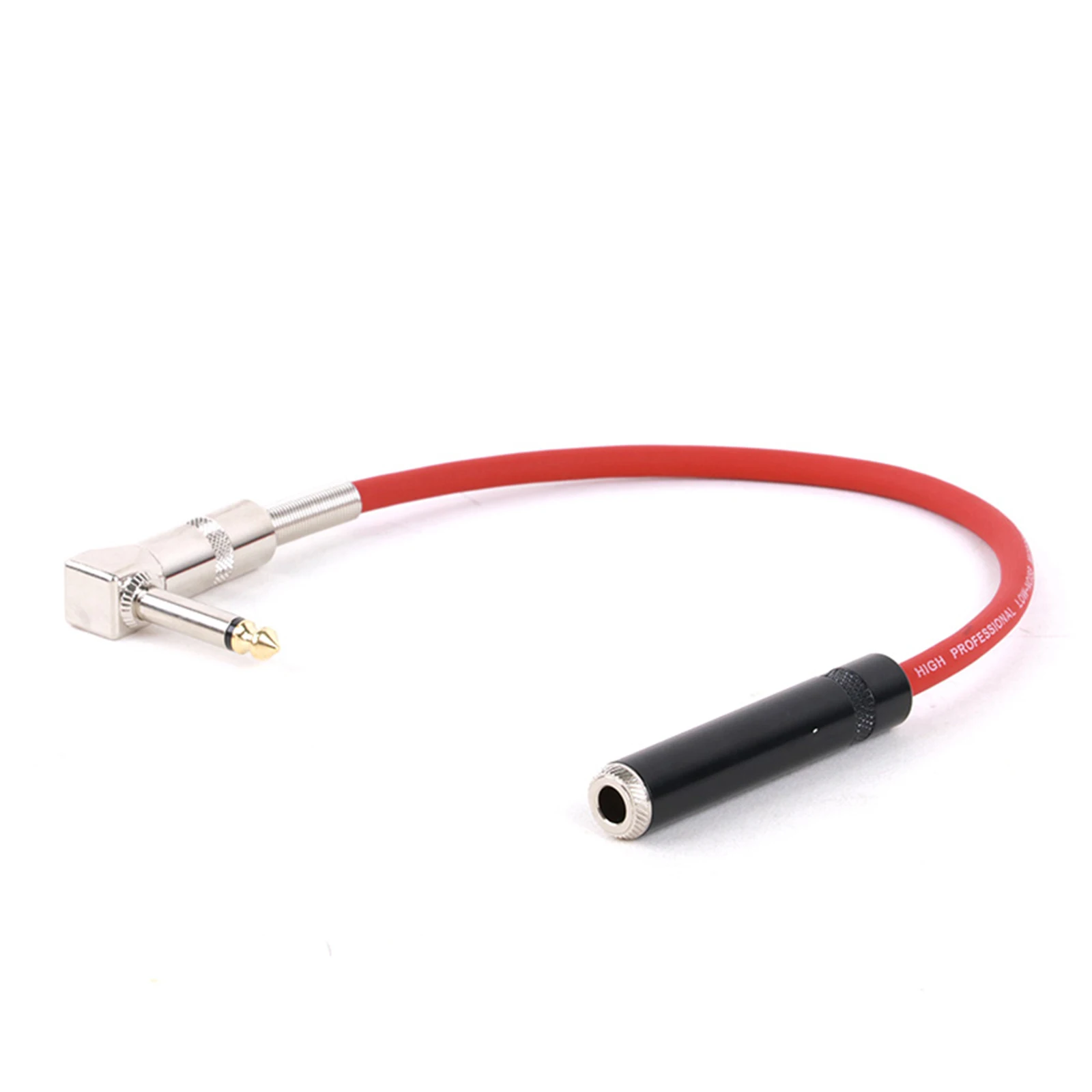 Cable de Audio estéreo hembra de ángulo recto, 1/4 pulgadas TS Mono macho a recto 6,5, curva de 90 grados, Cable de extensión de Audio 6,35 M-15M, 1 unidad - imagen 5