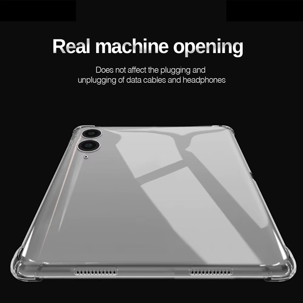 Funda transparente a prueba de golpes para Samsung Galaxy Tab S9 FE Plus, Airbags, Soft Cover TPU, Samsung TabS9FE S9FE S 9 FE + S9FE - imagen 3